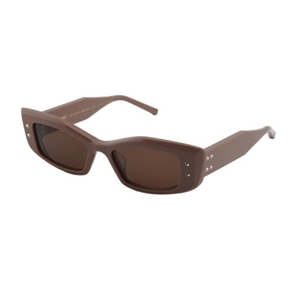 NEW VALENTINO SUNGLASSES ORANGE BROWN WOMEN EYEWEAR VALENTINO